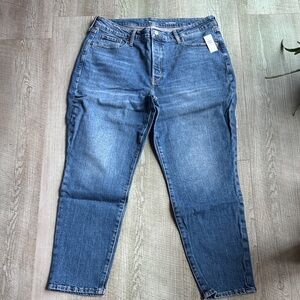 Old Navy Women's OG Straight Leg Jeans - Blue